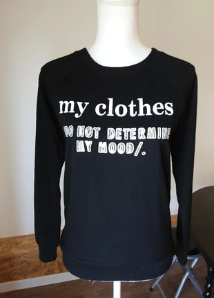 Très beau pull noir manches longues avec sequins., brand: CC Collection, condition: Very good, size: S / 36 / 8, €5.00, €5.95 includes Buyer Protection