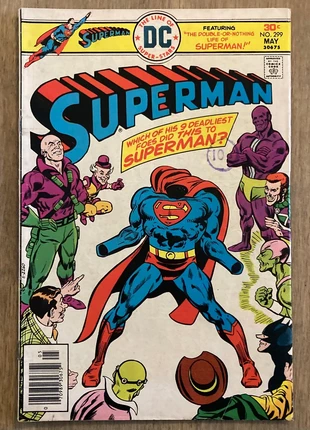 Superman #299 💥 May 1976 | Mr Mxyzptlk & Lex Luthor key 🔑 DC Comics US, estado: Satisfactorio, 12,90 €, 14,25 € Protección al comprador Pro incluida