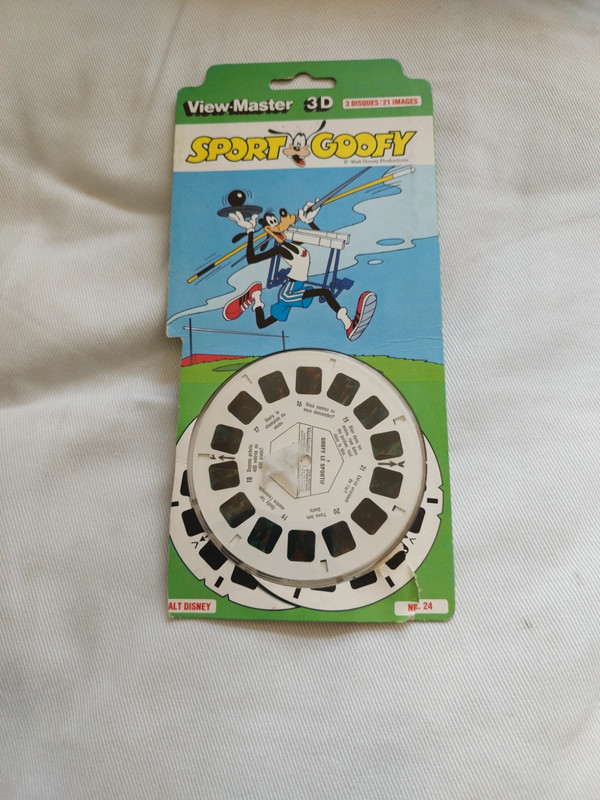 Viewmaster Disney dingo goofy 1984