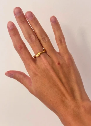 Anello placcato oro bague acier femme woman ring, marque: Vintage Dressing, état: Très bon état, taille: 18,1 mm, 11,00 €, 12,25 € Protection acheteurs incluse