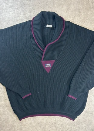 Pull à col V noir en XL vintage oversize 80/90’s/2000’s, brand: Vintage Dressing, condizioni: Buone, taglia: XL / IT 46 / EU 42, €10.00, €11.20 include la Protezione acquisti