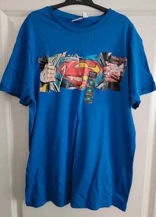 Primark Superman T-Shirt Size M – Blue Cotton Tee, Brand New with Tags, DC Comics Gift, brand: Superman, condition: New with tags, size: M, £10.00, £11.20 includes Buyer Protection