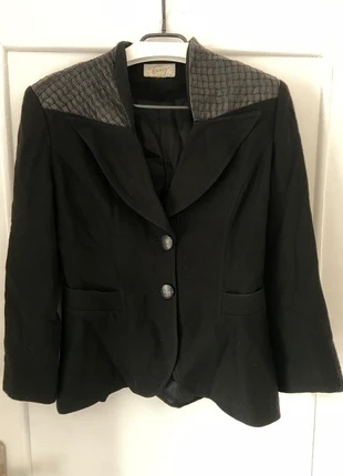 Blazer tailleur Terry vintage Taille M / 38 couleur noir, merk: Vintage Dressing, staat: Heel goed, maat: M / 38 / 10, € 9,90, € 11,10 inclusief Kopersbescherming