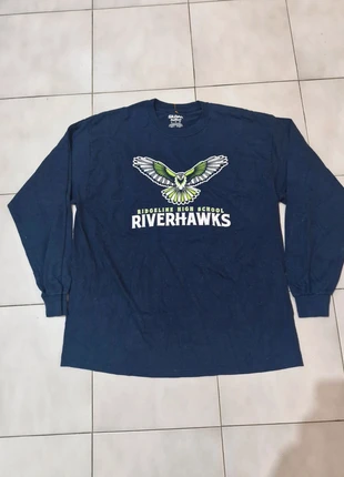 Maglia Maniche Lunghe Gildan – Ridgeline High School Riverhawks – Blu Navy – Taglia XL, marca: Vintage Dressing, estado: Muy bueno, tamaño: XL, 10,00 €, 11,20 € Protección al comprador incluida