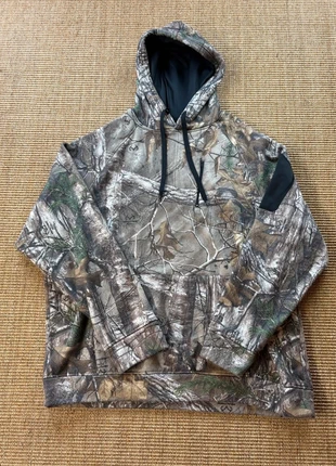 Sweat Hoodie à capuche camouflage Realtree Xtra XL homme poche bras #1152, merk: Realtree, staat: Heel goed, maat: XL, € 26,00, € 28,00 inclusief Kopersbescherming Pro