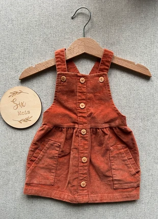 Robe salopette en velours - 6 mois, marque: Cool Club, état: Très bon état, taille: 6-9 mois / 68 cm, 5,00 €, 5,95 € Protection acheteurs incluse