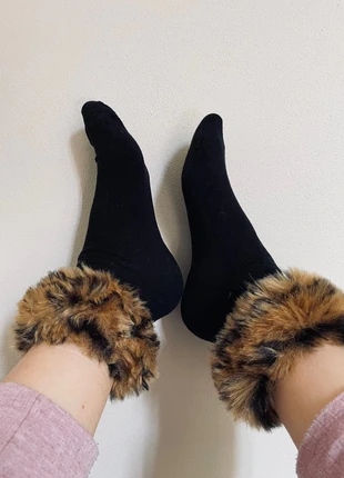 Calzini con pelliccia, marque: Vintage, état: Neuf avec étiquette, taille: Taille unique, 4,80 €, 5,74 € Protection acheteurs incluse