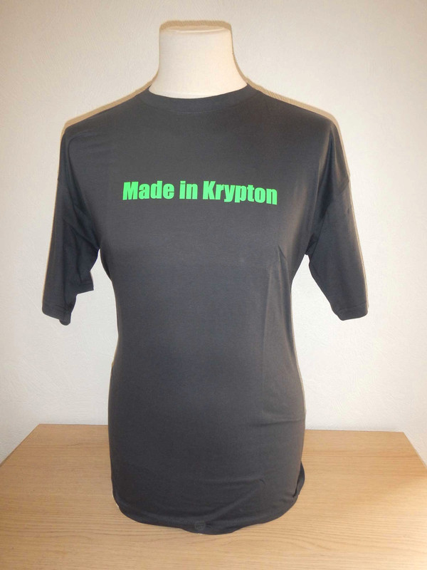 T-shirt homme, XL, Made In krypton