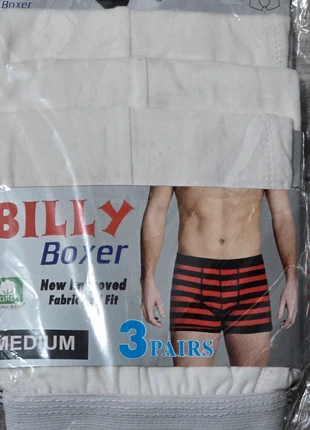 Brand new medium size boxers 3 pairs, brand: Billy boxer, condition: New with tags, size: M, £8.00, £9.10 includes Buyer Protection Pro