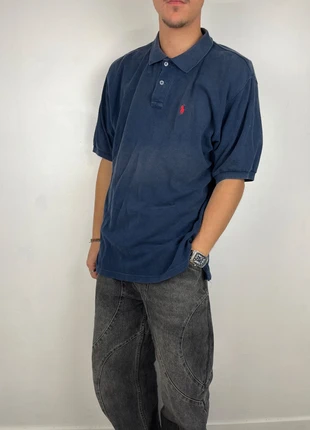 Vintage Ralph Lauren polo plain shirt Y2K retro oversize 90s 2000s Casual chic streetwear, merk: Ralph Lauren, staat: Heel goed, maat: XL, € 16,95, € 18,50 inclusief Kopersbescherming