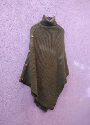 💚Knitted Poncho Sweater, marca: Self, estado: Muito bom, tamanho: L / 40 / 12, €17.99, €19.59 inclui Proteção do Comprador