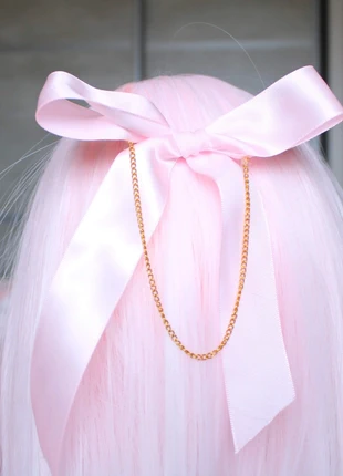 Barrette nœud rose , état: Neuf sans étiquette, 5,00 €, 5,95 € Protection acheteurs incluse