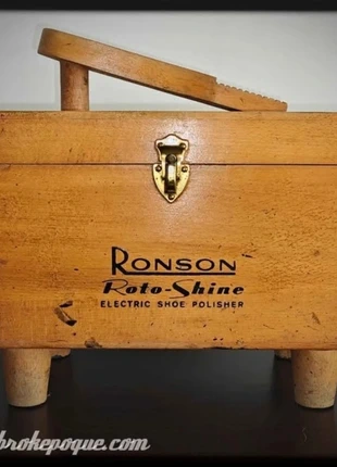 Boîte Ronson Roto-Shine Shoes vintage., brand: Ronson, condition: Good, €42.00, €44.80 includes Buyer Protection Pro
