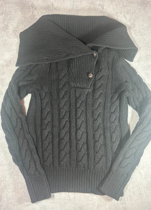 Pull col long femme Ralph Lauren torsadé Cotton et cashmire, brand: Ralph Lauren, condition: Very good, size: L / 40 / 12, €40.00, €42.70 includes Buyer Protection