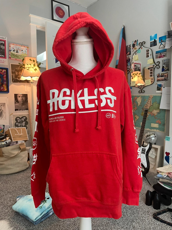 Reckless red hoodie discount