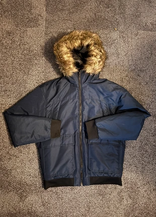 Veste manteau doudoune bleu marine à capuche pour homme men Jack & Jones taille L jacket uomo giacca, marca: Jack & Jones, estado: Muito bom, tamanho: L, €10.00, €11.20 inclui Proteção do Comprador