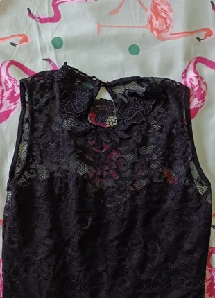 Body in pizzo nero, condizioni: Ottime, taglia: XS / IT 38 / EU 34, €4.00, €4.90 include la Protezione acquisti