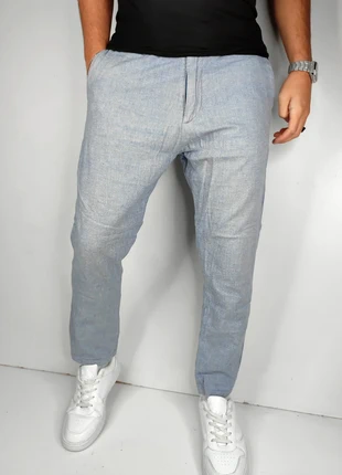 Pantalon de costume droit WE bleu irisé W33, marque: WE, état: Très bon état, taille: XL, 12,00 €, 13,30 € Protection acheteurs (Pro) incluse