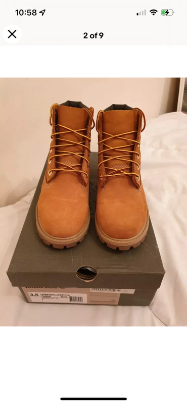 Wheat Timberland Womens Junior boots size 3 new