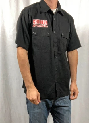 Chemise Dickies Noir Workwear manches courtes taille L, marque: Dickies, état: Bon état, taille: L, 14,99 €, 16,44 € Protection acheteurs (Pro) incluse