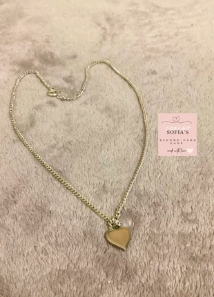 Heart-shaped Real Silver Necklace (Affordable Price!) , estado: Novo sem etiquetas, €5.00, €5.95 inclui Proteção do Comprador