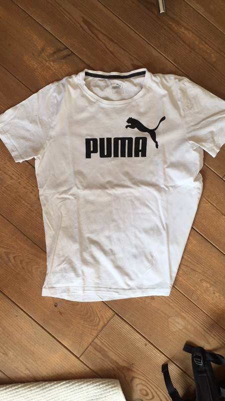 T-shirt puma blanc  2
