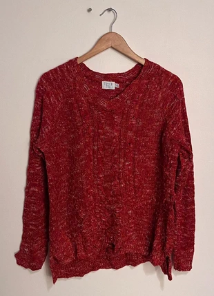 Pull col Ven maille Vintage Dressing rouge - M Femme, marque: Vintage Dressing, état: Très bon état, taille: M / 38 / 10, 6,00 €, 7,00 € Protection acheteurs incluse