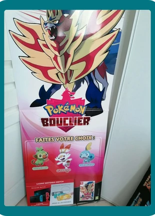 Pub Pokémon recto verso en carton 160x57cm =7€, merk: Nintendo, staat: Goed, € 7,00, € 8,05 inclusief Kopersbescherming Pro