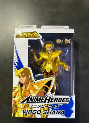BANDAI Anime Heroes - Saint Seiya, les Chevaliers du Zodiaque - Figurine  Anime heroes 17 cm - Aries Mu