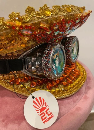 Sombrero o gorro steampunk brillo dorado gold con gafas plateadas Silver old
glitter, marque: 2cTechno, état: Neuf sans étiquette, taille: Taille unique, 59,00 €, 62,65 € Protection acheteurs incluse