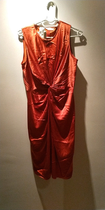 Vestido midi Armani color Rojo anaranjado - Vinted