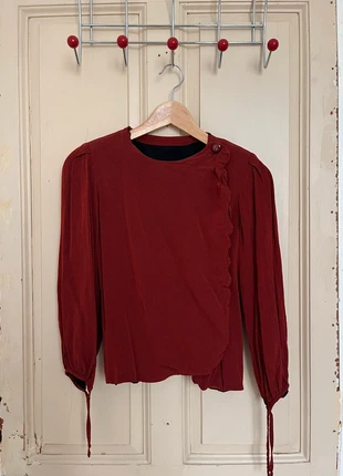 Vintage Blouse Red, brand: Vintage Dressing, condition: Satisfactory, size: XS / 6, £3.00, £3.85 includes Buyer Protection