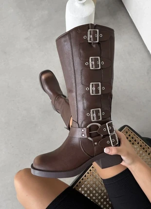 Enya · Bottes Santiags élégantes en cuir, brand: sans marque, condizioni: Ottime, taglia: 37, €49.00, €52.15 include la Protezione acquisti