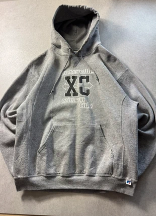 Hoodie / Pull à capuche Russel Athletic USA vintage gris – Taille L Oversize (Unisexe), brand: Russel Athletic, condition: Very good, size: L, €25.00, €26.95 includes Buyer Protection Pro