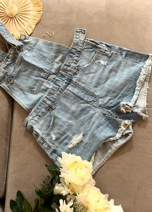 Salopette in jeans Bershka – S, marca: Bershka, estado: Muy bueno, tamaño: S / 36 / 8, 6,00 €, 7,00 € Protección al comprador incluida