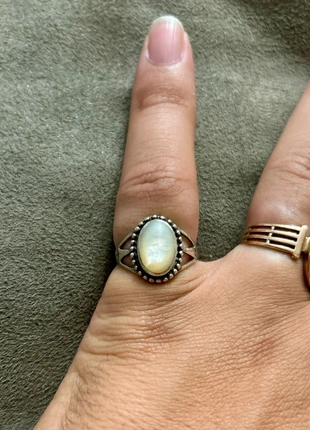 Bague en argent massif et nacre, brand: Argent, condition: Very good, size: 17.3 mm Ø, €24.85, €26.79 includes Buyer Protection Pro