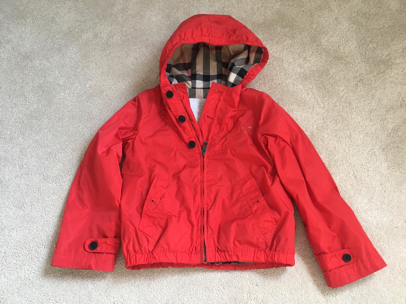 Burberry 3Y Kids Lightweight Hooded Jacket