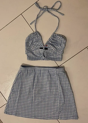 Ensemble Vichy bleu Cider, marque: Cider, état: Neuf avec étiquette, taille: S / 36 / 8, 8,00 €, 9,10 € Protection acheteurs incluse