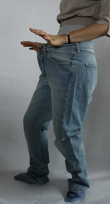 Jeans Boyfriend H&M bon état 1