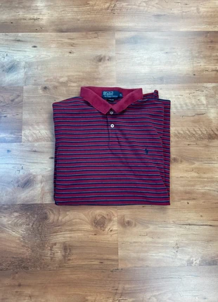 Polo à rayures rouge Ralph Lauren XL, marke: Ralph Lauren, zustand: Sehr gut, größe: XL, 19,00 €, 20,65 € inklusive Vinted-Käuferschutz