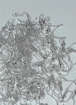 Lot de 40 crochet d'oreilles inoxydable argent, merk: Fashion Jewelry, staat: Heel goed, € 1,99, € 2,79 inclusief Kopersbescherming