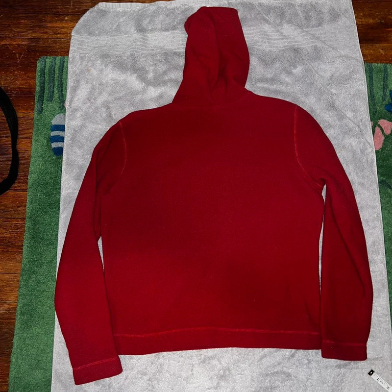 Gap red fleece hoodie 4