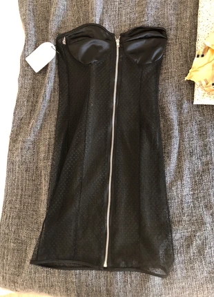 Sheer black zip dress , brand: NO LABEL, condition: New with tags, size: S / UK 8-10, £4.00, £4.90 includes Buyer Protection