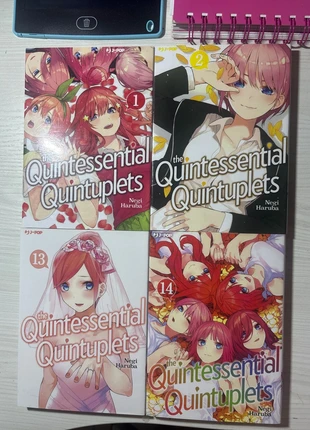 the quintessential quintuplets volume 1,2,13,14, état: Très bon état, 8,00 €, 9,10 € Protection acheteurs incluse