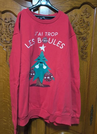 Sweat de Noël, estado: Muito bom, tamanho: XXXL / 46 / 18, €10.00, €11.20 inclui Proteção do Comprador