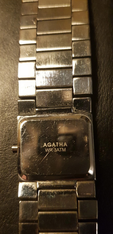 Montre argenté Agatha 4