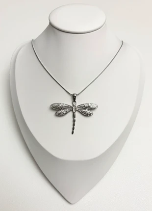 18K silver plated stainless steel dragonfly necklace, brand: Accessories, condition: Very good, £6.00, £7.00 includes Buyer Protection Pro