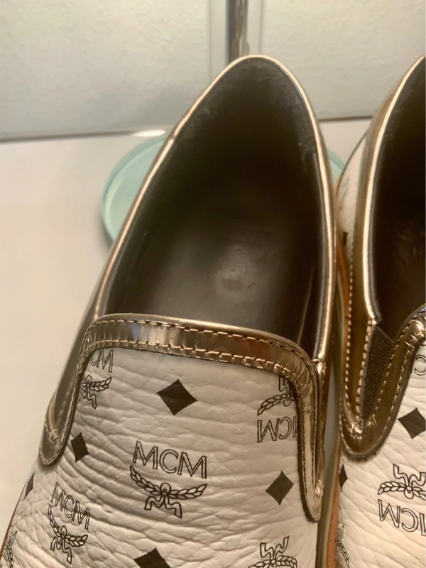 Mcm slip 2024 on shoes