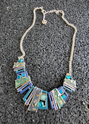 Collier vintage style émaux et incrustations, marke: Inconnu, zustand: Sehr gut, 5,00 €, 5,95 € inklusive Vinted-Käuferschutz