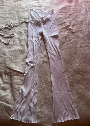 Calça Branca Tecido c/ Atilhos, marque: Shein, état: Très bon état, taille: XS / 34 / 6, 5,00 €, 5,95 € Protection acheteurs incluse